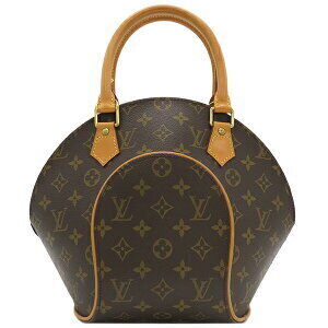 Louis Vuitton Ellipse Monogram Handbag Brown Leather